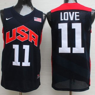 Maillot de Love USA NBA 2012 Noir