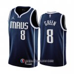 Maillot Dallas Mavericks Josh Green NO 8 Statement 2022-23 Bleu
