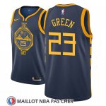 Maillot Golden State Warriors Draymond Green No 23 Ciudad 2018-19 Bleu