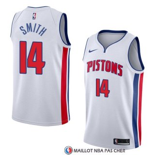 Maillot Detroit Pistons Ish Smith Association 2018 Blanc