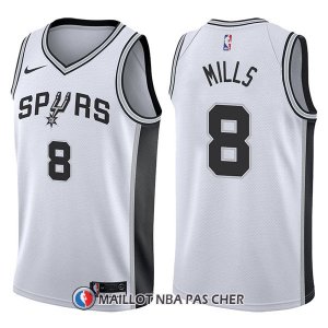 Maillot San Antonio Spurs Patty Mills Swingman Association 8 2017-18 Blanc