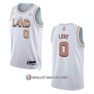 Maillot Cleveland Cavaliers Kevin Love NO 0 Ville 2022-23 Blanc