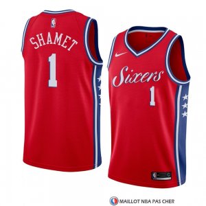 Maillot Philadelphia 76ers Landry Shamet Statement 2017-18 Rouge