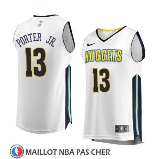 Maillot Denver Nuggets Michael Porter Jr. Association 2017-18 Blanc