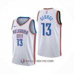 Maillot Oklahoma City Thunder Paul George NO 13 Association Blanc