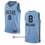 Maillot Memphis Grizzlies Ziaire Williams NO 8 Statement 2022-23 Bleu