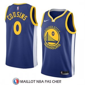 Maillot Warriors Demarcus Cousins 0 Icon 2018-19 Bleu