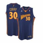 Maillot Retro Warriors Curry 30 Bleu