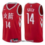 Maillot Houston Rockets Gerald Green Ciudad 14 2017-18 Rouge