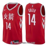 Maillot Houston Rockets Gerald Green Ciudad 14 2017-18 Rouge
