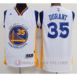 Maillot Golden Warriors Ventilateurs Durant 35# Blanc