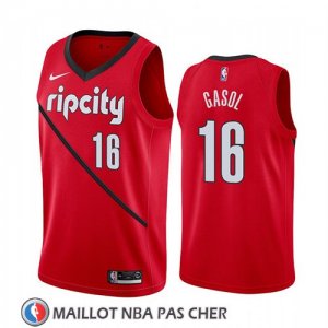 Maillot Portland Trail Blazers Blazers Pau Gasol Earned 2019 Rouge