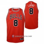 Maillot Enfant Chicago Bulls Zach Lavine NO 8 Icon Rouge