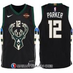 Maillot Milwaukee Bucks Jabari Parker Statement Harley 2017-18 12 Noir