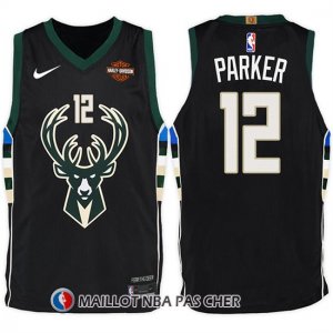 Maillot Milwaukee Bucks Jabari Parker Statement Harley 2017-18 12 Noir