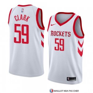 Maillot Houston Rockets Gary Clark Association 2018 Blanc
