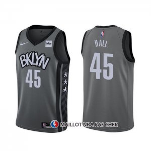 Maillot Brooklyn Nets Donta Hall Statement 2020 Gris
