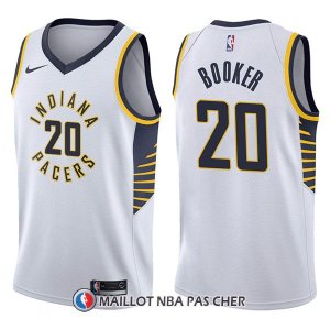 Maillot Indiana Pacers Trevor Booker Association 20 2017-18 Blanc