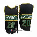 Maillot Seattle Supersonics Gary Payton Mitchell & Ness 1994-95 Noir