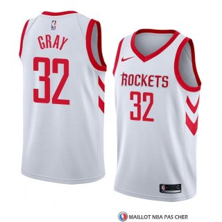 Maillot Houston Rockets Rob Gris Association 2018 Blanc
