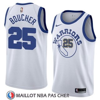Maillot Golden State Warriors Fred VanVleet No 25 Hardwood Classic 2018 Blanc