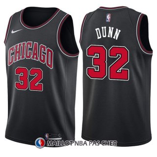 Maillot Chicago Bulls Kris Dunn Statement 32 2017-18 Noir