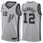 Maillot Authentique San Antonio Spurs Aldridge 2017-18 12 Gris