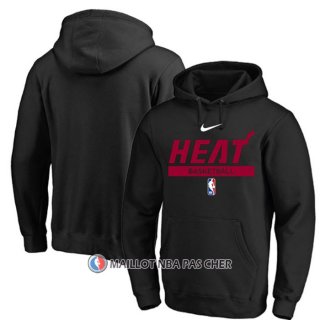 Veste a Capuche Miami Heat Practice Performance 2022-23 Noir