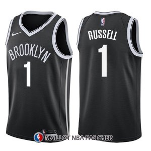 Maillot Brooklyn Nets D'angelo Russell Icon 1 2017-18 Noir