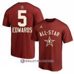 Maillot Manche Courte All Star 2024 Anthony Edwards Rouge
