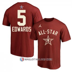 Maillot Manche Courte All Star 2024 Anthony Edwards Rouge