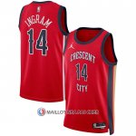 Maillot New Orleans Pelicans Brandon Ingram NO 14 Statement 2023-24 Rouge