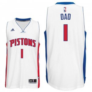 Maillot Fete des Peres Pistons Dad 1 Blanc