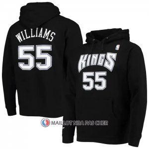 Veste a Capuche Sacramento Kings Jason Williams Noir