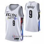 Maillot Brooklyn Nets Goran Dragic NO 9 Ville 2022-23 Blanc