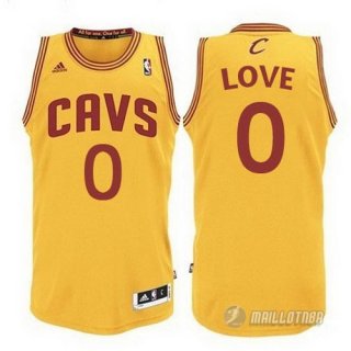 Maillot Orangee Love Cleveland Cavaliers Revolution 30