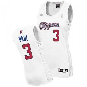 Maillot Femme de Paul Los Angeles Clippers #3 Blanc
