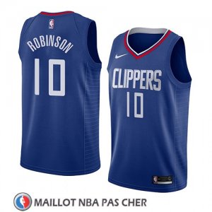 Maillot Los Angeles Clippers Jerome Robinson No 10 Icon 2018 Bleu
