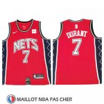 Maillot Brooklyn Nets Kevin Durant Retro Rouge