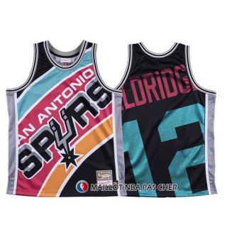 Maillot San Antonio Spurs Lamarcus Aldridge Mitchell & Ness Big Face Noir