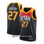 Maillot Utah Jazz Rudy Gobert Ville 2020-21 Noir