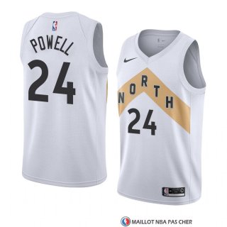 Maillot Tornto Raptors Norman Powell Ville 2018 Blanc