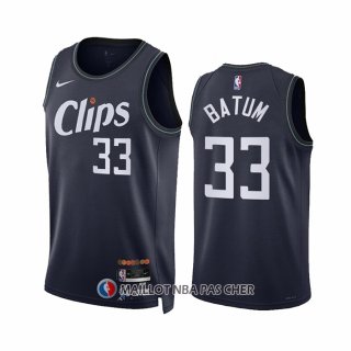 Maillot Los Angeles Clippers Nicolas Batum NO 33 Ville 2023-24 Bleu