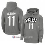 Veste a Capuche Brooklyn Nets Kyrie Irving Statement Gris