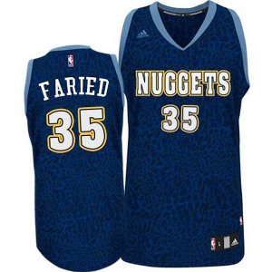 Maillot Crazy Light Leopard Nuggets Faried 35 Bleu