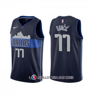 Maillot Dallas Mavericks Luka Doncic Statement Bleu