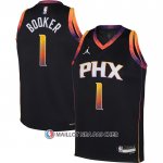 Maillot Enfant Phoenix Suns Devin Booker NO 1 Statement 2022-23 Noir