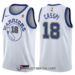 Maillot Golden State Warriors Omri Casspi Hardwood Classic 18 2017-18 Blanc