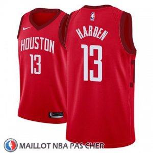 Maillot Houston Rockets James Harden No 13 Earned 2018-19 Rouge