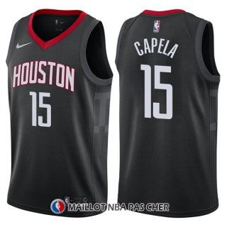 Maillot Houston Rockets Clint Capela Statement 15 2017-18 Noir